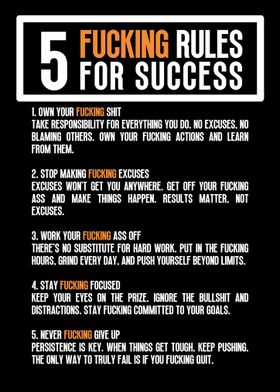 20 Rules For Success