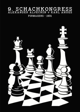 1931 Chess Poster