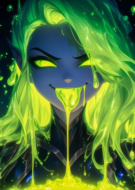 Green Slime Ahegao