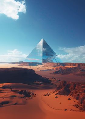 Platinum Pyramid Desert