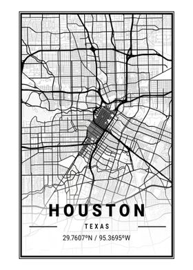 Map of Houston