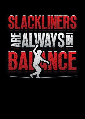 Slackliners In Balance