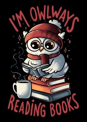 Owlways Reading Books