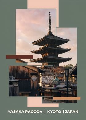 Yasaka Pagoda Collage