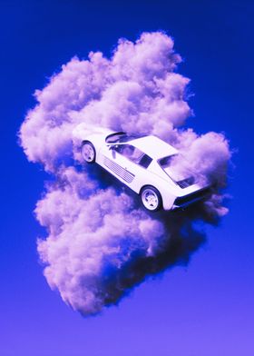 Flying Smoke Car