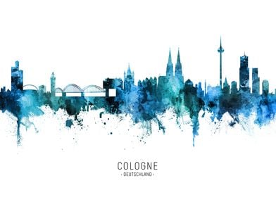 Cologne Skyline Germany