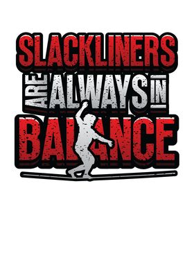 Slackliners In Balance