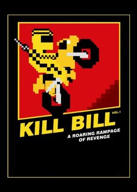 kill bill retro game style