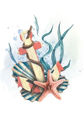 Anchored Starfish