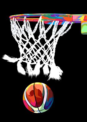 basketball pop art