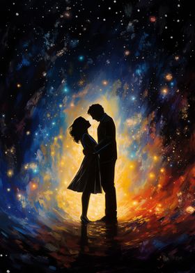 Couple in the stars