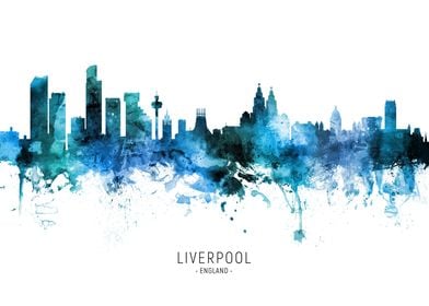 Liverpool Skyline England