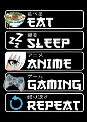 Eat Sleep Anime Gaming