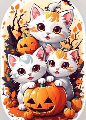 Cute Halloween Cat