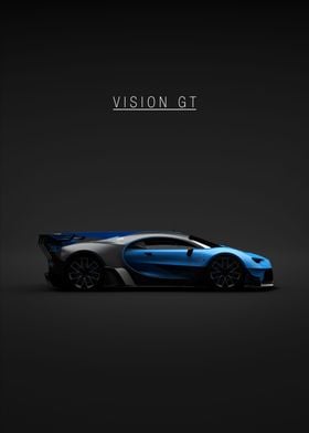 Bugatti Vision GT blue