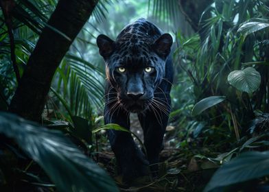 Panther in the Jungle