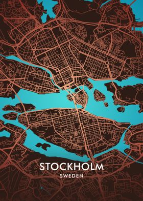 Stockholm City Map