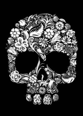 calavera skull art