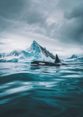 Orca and Iceberg Majesty