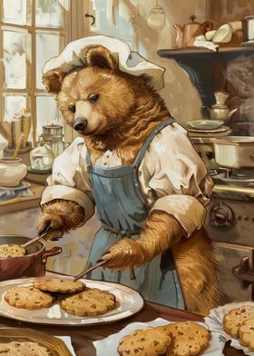 Vintage Bear Kitchen