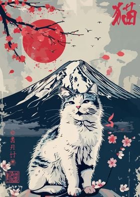 Japanese Nature Kawaii Cat