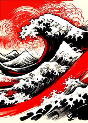 Japanese Wave Art