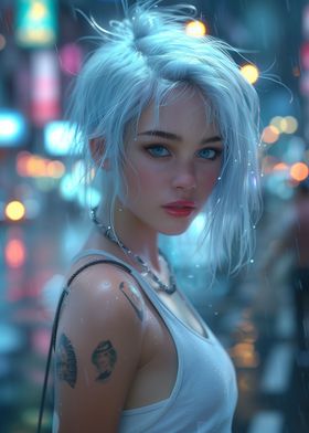 Sexy Cyberpunk Girl