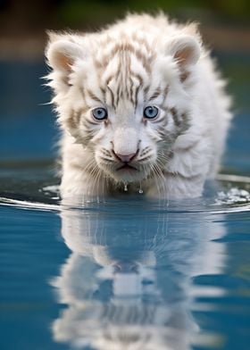 Cute Baby Tiger