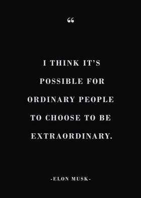 Be Extraordinary