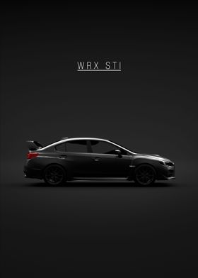 Subaru WRX STI 2015  black