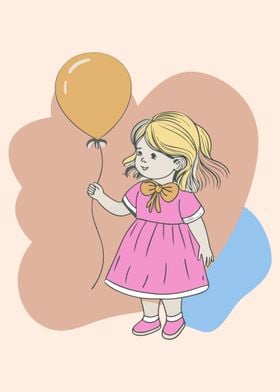 Girl with a balloon