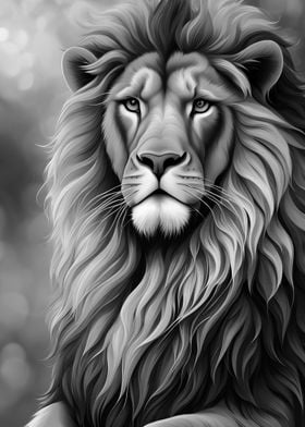 realistic lion