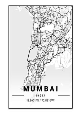 Map of Mumbai