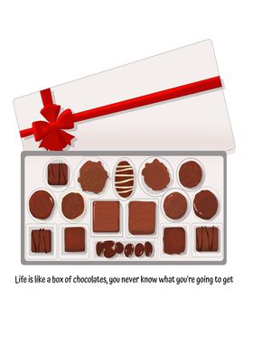 Life is like Chocolate Box