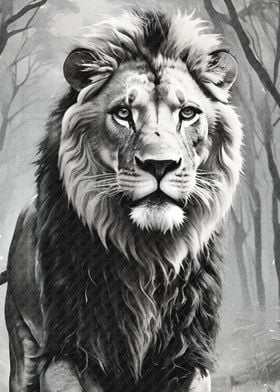 Lion art