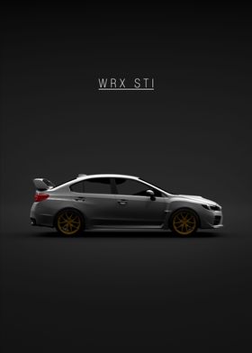 Subaru WRX STI white