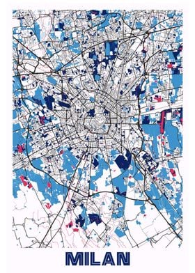 Map of Milan