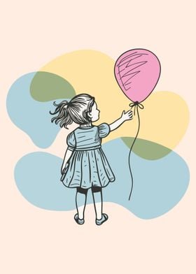 Girl with a balloon