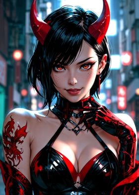 Asian Anime Girl Halloween