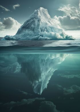 Hidden Majesty of Icebergs