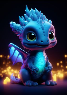 Cute Baby Dragon