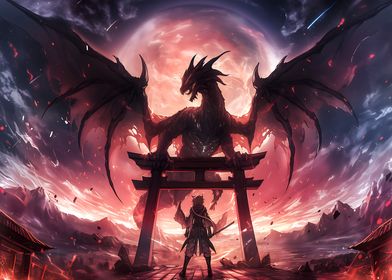 Torii Gate Dragon Otaku