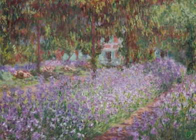 Irises in Monet Garden