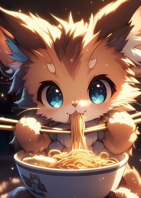 Anime Kitten Ramen