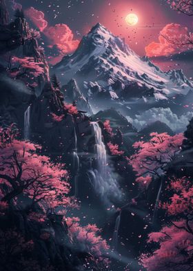 Cherry Blossom Japan Art