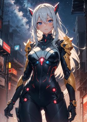 Anime Cyberpunk Girl