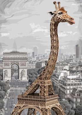The Eiffel Giraffe
