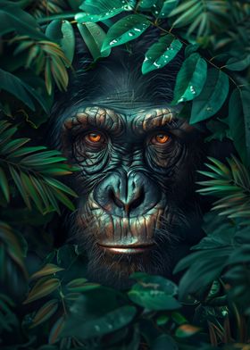 Chimpanzee tropical Jungle