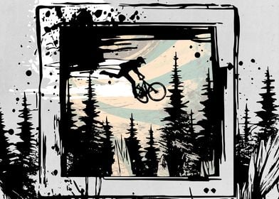 Forest MTB Rider 