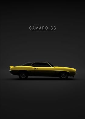 Camaro SS Coupe Yello 1969